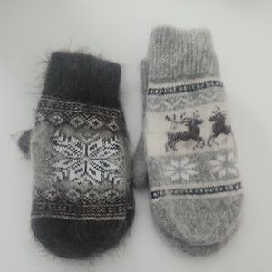 Cozy Nordic Pattern Mittens